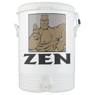 Zen black white w fighter 2 Igloo beverage cooler