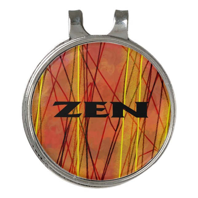 Zen black wire hat clip (Front)