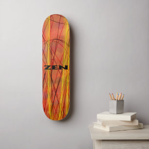 Zen black wire skateboard