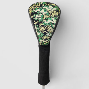 Zen Bloom: Japanese Floral Art Pattern Golf Head Cover