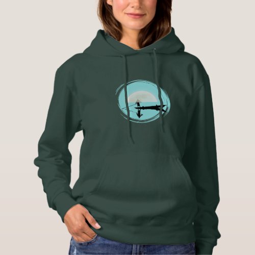 Zen boater in the open sea hoodie