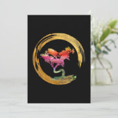 Zen Bonsai Tree Japanese Circle Enso Asian Art (Standing Front)
