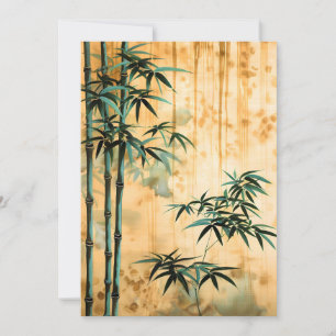 Zen Botanical Nature Bamboo Forest Announcement