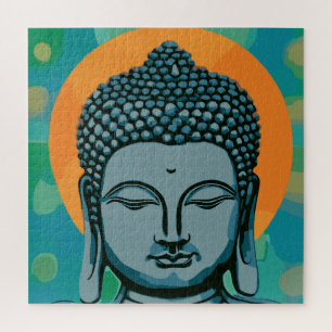 Zen Buddha Head Jigsaw Puzzle