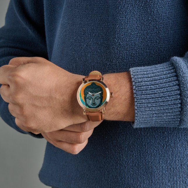 Zen Buddha Head  Watch (Wrist)