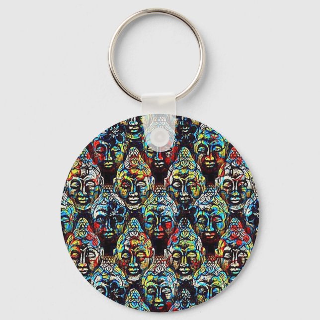Zen Buddha Keychain (Front)