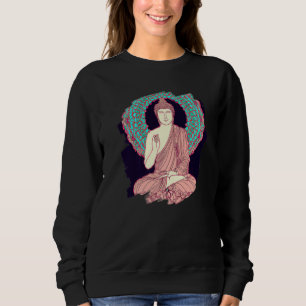 Zen Buddha Mandala Spiritual Asian Style Meditatio Sweatshirt