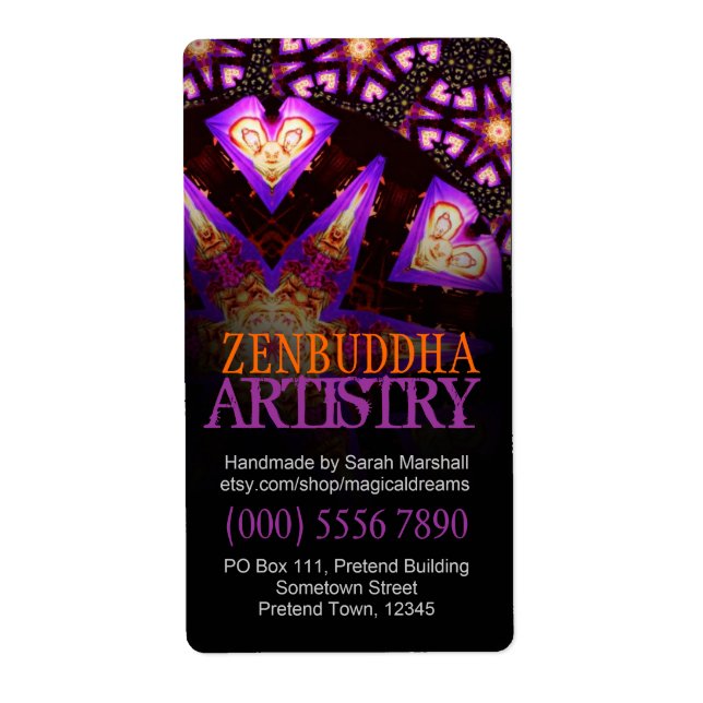 Zen Buddha 'Scopes Art Label (Front)
