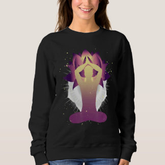 Zen Buddhism Lotus Flower Spiritual Yogi Mediation Sweatshirt