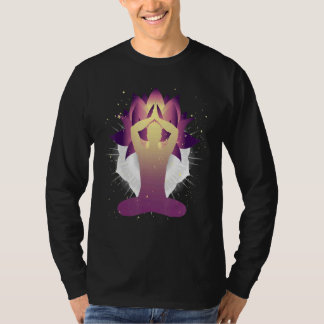 Zen Buddhism Lotus Flower Spiritual Yogi Mediation T-Shirt