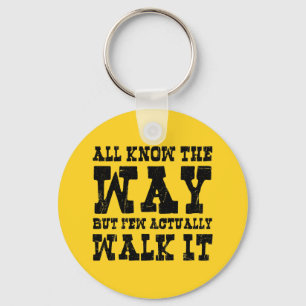 Zen Buddhism Spaghetti Western Style Keychain