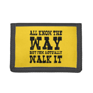 Zen Buddhism Spaghetti Western Style Tri-fold Wallet