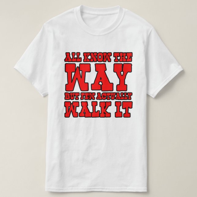 Zen Buddhism Western Style T-Shirt (Design Front)