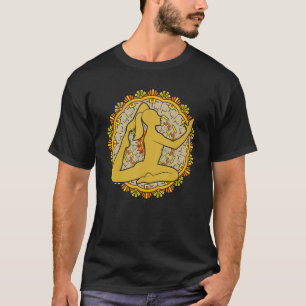 Zen Buddhist Yogi Spiritual Mediation Colorful Man T-Shirt