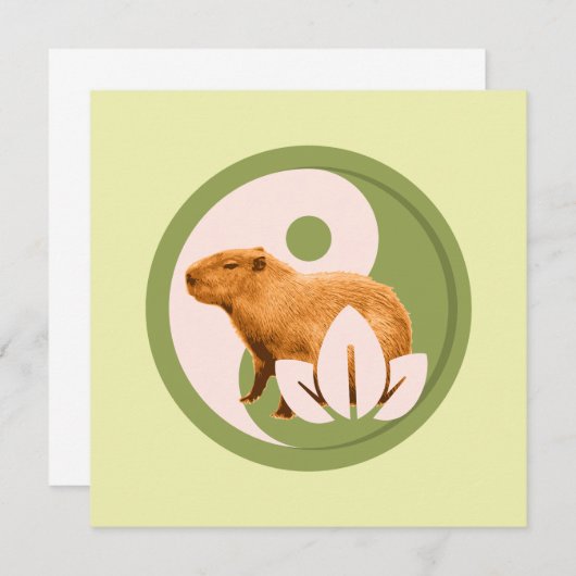 Zen Capybara Yin Yang (Front/Back)