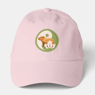 Zen Capybara Yin Yang Peaceful Nature Performance Cap