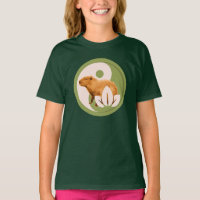 Zen Capybara Yin Yang Peaceful Nature