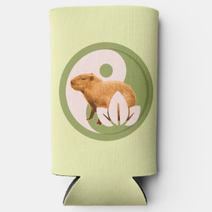 Zen Capybara Yin Yang Seltzer Can Cooler