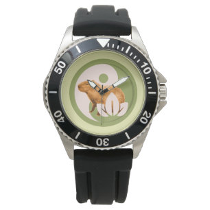 Zen Capybara Yin Yang Watch