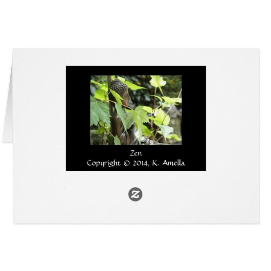 Zen Card (Back Horizontal)