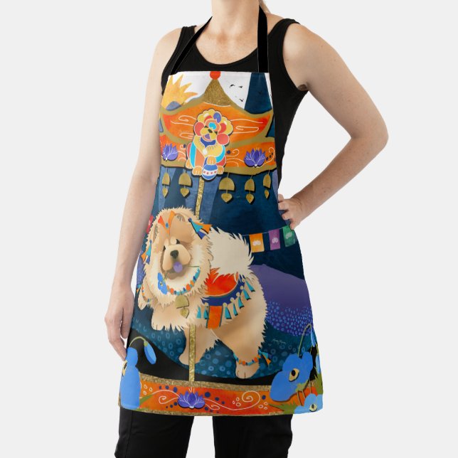 ZEN CARNIVAL  Chow grooming /chef apron (Insitu)