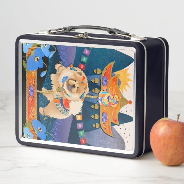 ZEN CARNIVAL   Chow Metal Lunchbox choose color (In Situ)