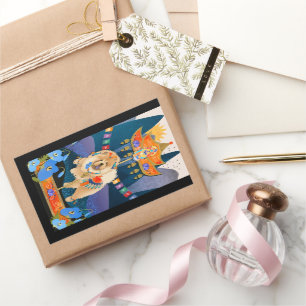 ZEN CARNIVAL Chow RECTANGLE Sticker