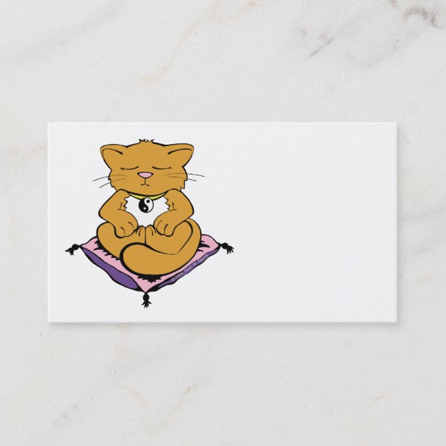 Zen Cat Business Card (Front)