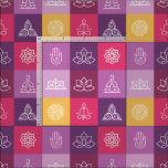 zen,chakra,yoga,peace,ohm,tranquilty,lotus,meditat fabric