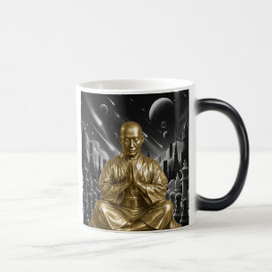Zen chess game color morph mug