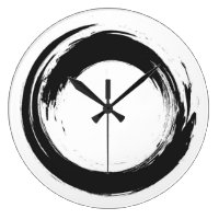 Zen circle clock