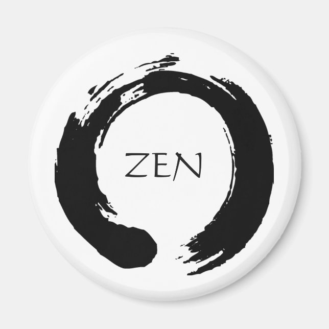 Zen Circle Fridge Magnet (Front)