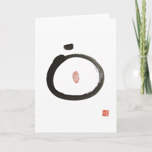 Zen Circle Greeting Card
