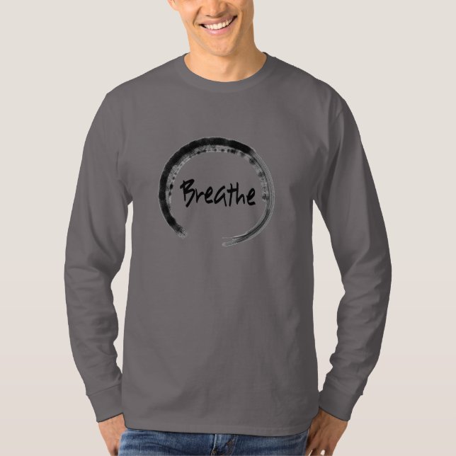 Zen Circle - Inspirational Yoga Shirts for Men (Front)