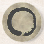 ZEN CIRCLE SANDSTONE COASTER<br><div class="desc">ZEN CIRCLE ON MIST BACKGROUND</div>