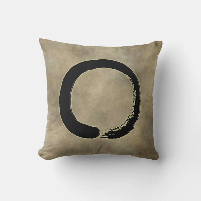 ZEN CIRCLE THROW PILLOW (Front)