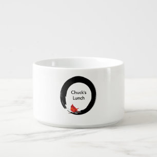 Zen Circle with Christmas Cardinal Bowl