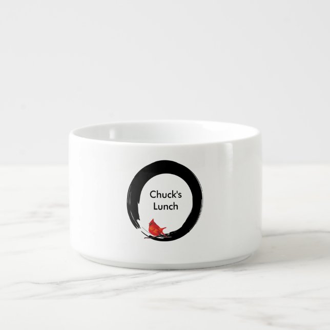 Zen Circle with Christmas Cardinal Bowl (Center)