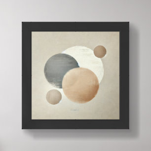 "Zen Circles Wall Art - Minimalist Design in Calmi