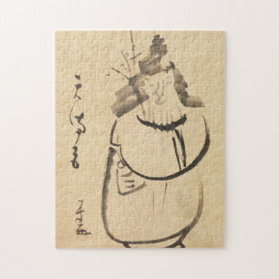 Zen Classics - Gibon Sengai - Tenmangu Jigsaw Puzzle