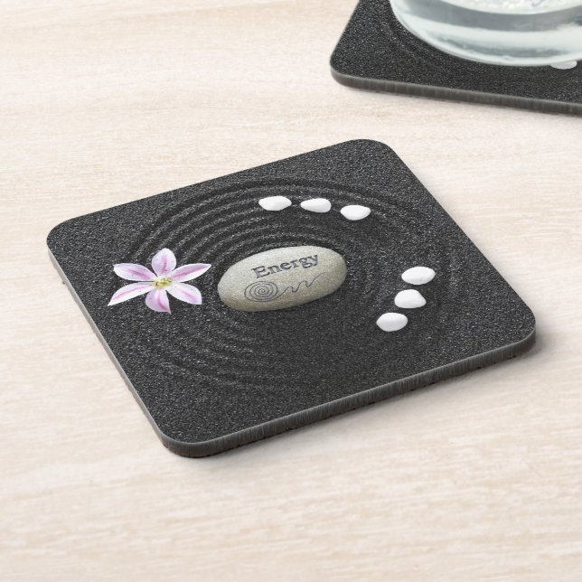 Zen Energy Drink Coaster (Left Side)