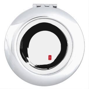 Zen Enso Open Circle Compact Mirror