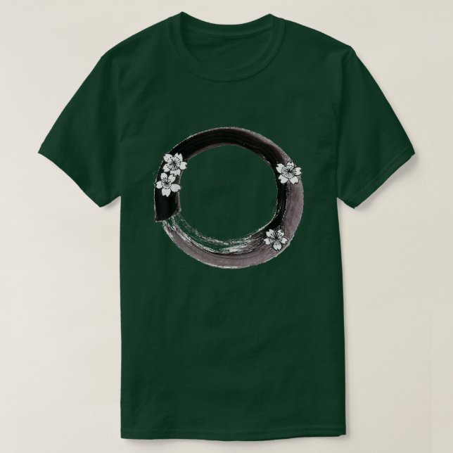 ZEN ensou sakura  T-Shirt (Design Front)