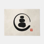 Zen Enzo Circle and Zen stones Doormat