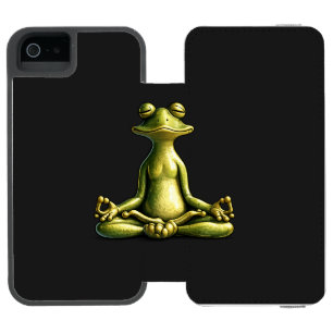 Zen Frog iPhone SE/5/5s Wallet Case