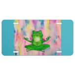 Zen Frog License Plate