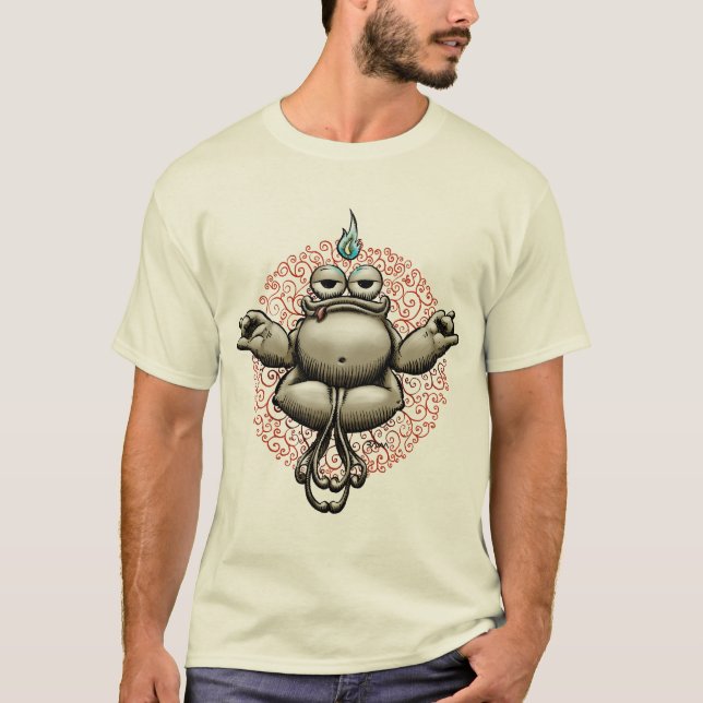 Zen Frog -light T-Shirt (Front)