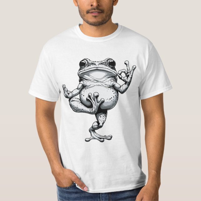 Zen Frog Masterpiece T-Shirt (Front)