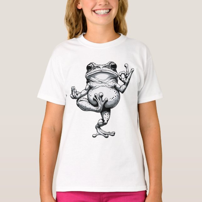 Zen Frog Masterpiece T-Shirt (Front)