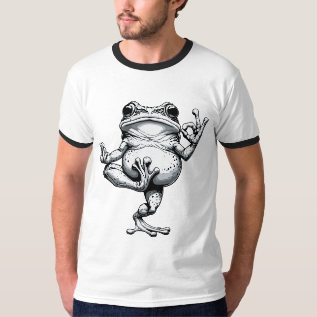 Zen Frog Masterpiece T-Shirt (Front)